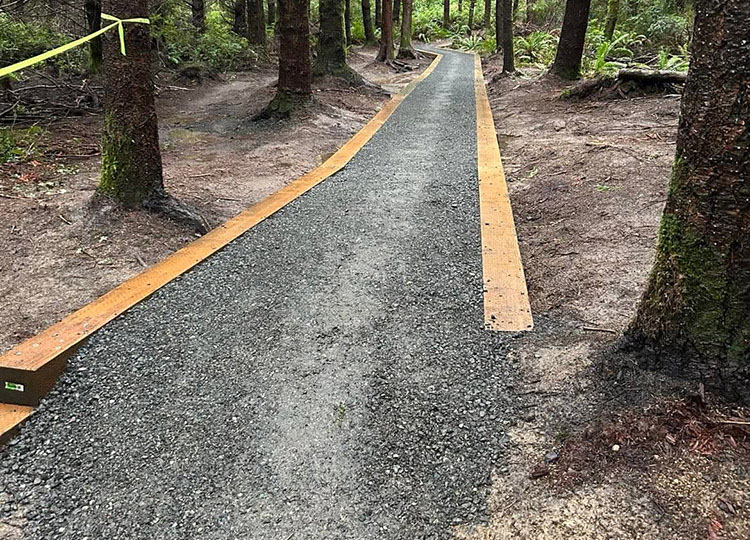 Photo of new PGFHP trail